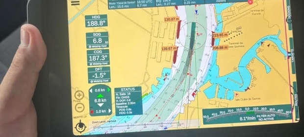 Tecnologia nacional garante manobras de navios mesmo sem sinal de GPS